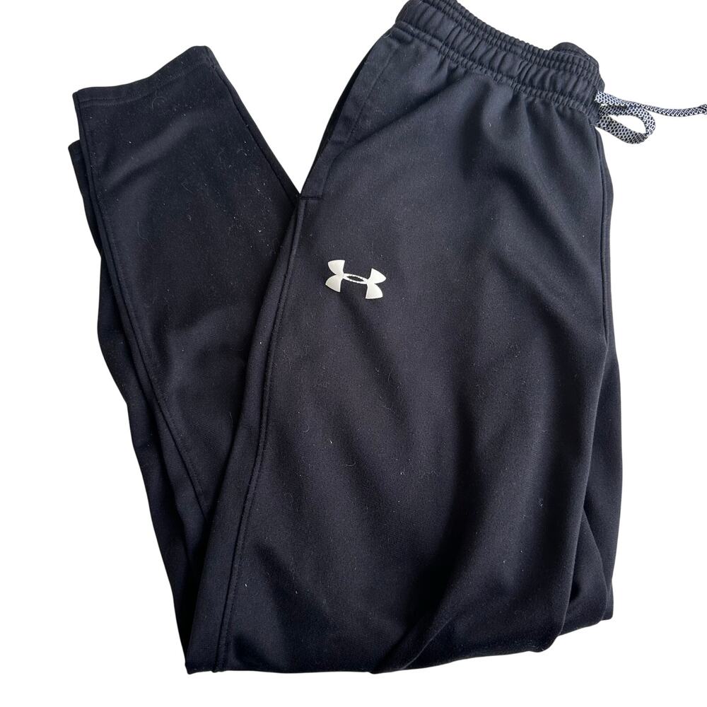 Under Armour Boys' Black Jogger Sweatpants - Youth Large